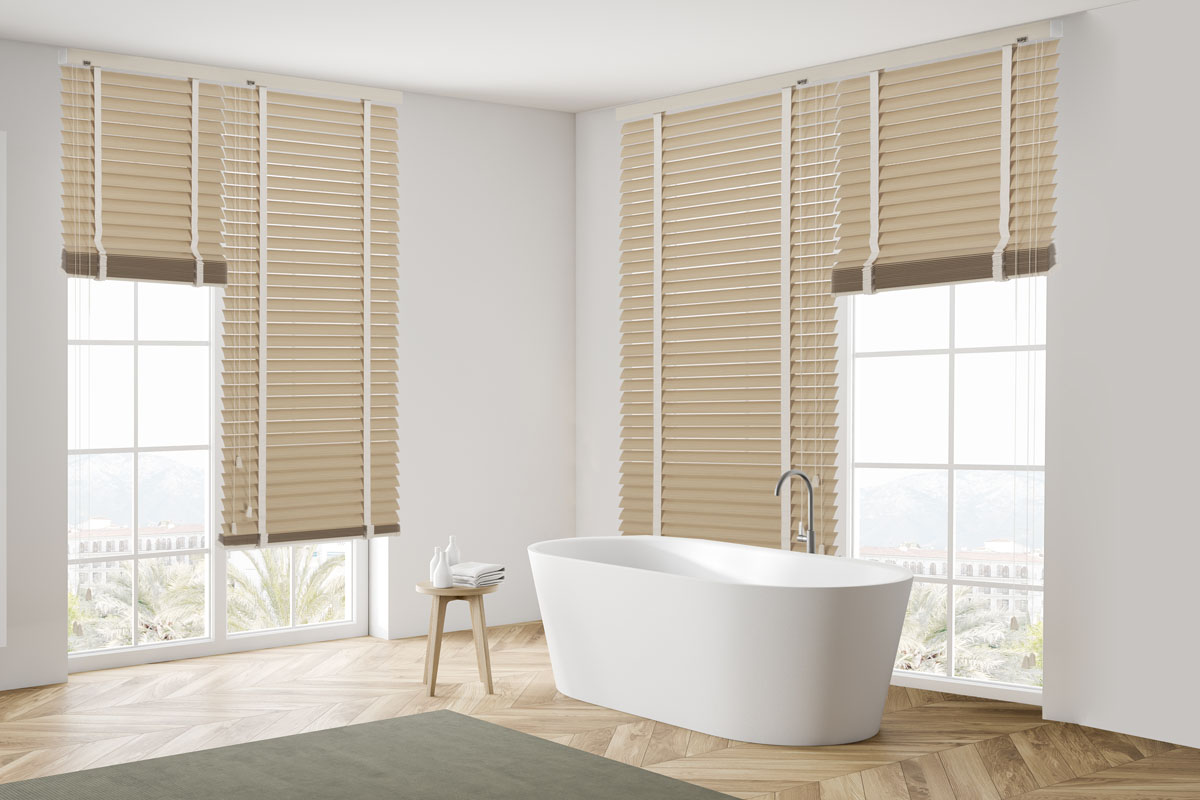 Aluminium blinds for bathroom